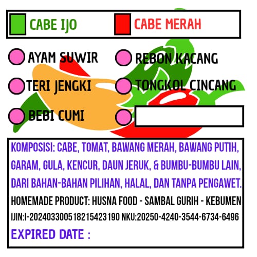 sambal-gurih-varian Sambel Gurih Husna Food, Nikmatnya Maknyuss...